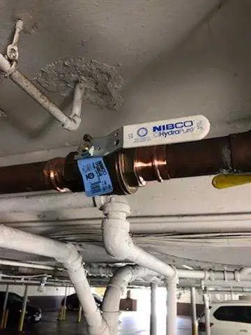 Copper pipe repair and valve work for Backflow Testing in North Loop